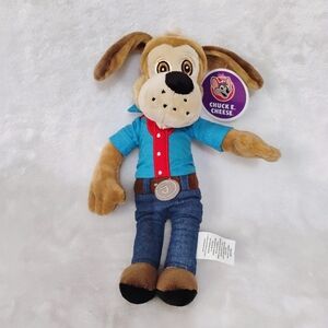 Chuck E Cheese Jasper T Jowls Hound Dog Plush Stuffed Animal Toy 2022 Tag 10" B